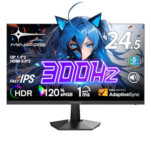 MINIFIRE 24インチ ディスプレイ MFG24F4S 本体 MFG24F4S